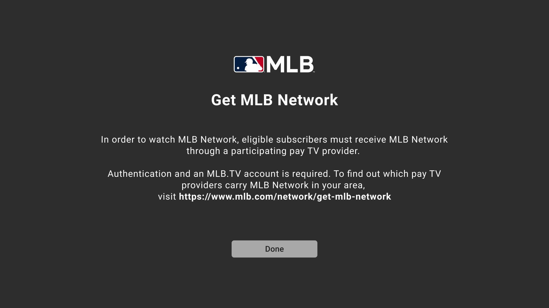 watch mlb network roku